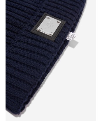 Dolce & Gabbana Boys Wool Beanie Hat in Navy 50-70% off 