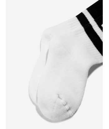 Dolce & Gabbana Boys Logo Socks in White s'inspire de l'anatomie humaine