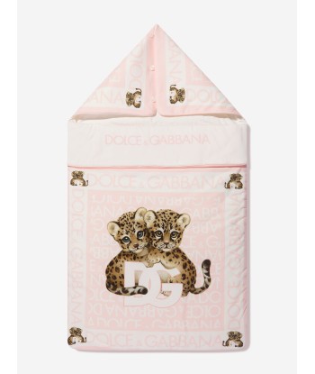 Dolce & Gabbana Baby Girls Leopard Logo Nest in Pink france