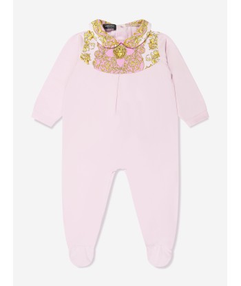 Versace Baby Girls Babygrow Gift Set in Pink de votre