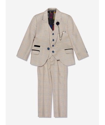 House Of Cavani Boys Caridi Suit in Beige acheter en ligne