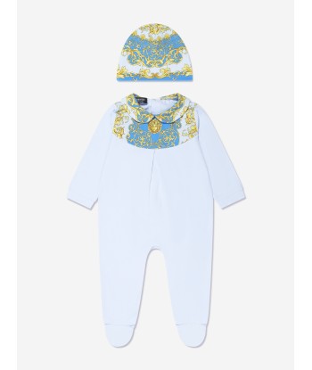 Versace Baby Boys Babygrow Gift Set in Blue Amélioration de cerveau avec