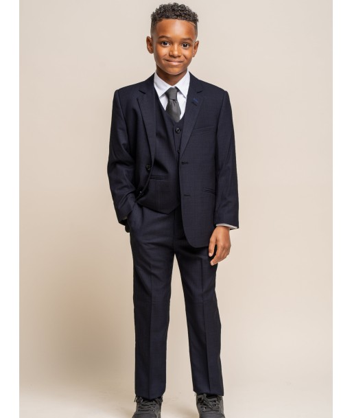 House Of Cavani Boys Seeba Suit in Navy commande en ligne