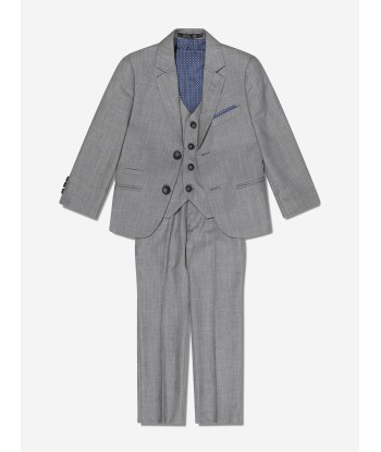 House Of Cavani Boys Reegan 3 Piece Suit in Grey 2 - 3 jours ouvrés.