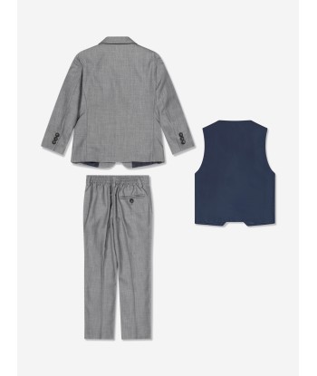 House Of Cavani Boys Reegan 3 Piece Suit in Grey 2 - 3 jours ouvrés.