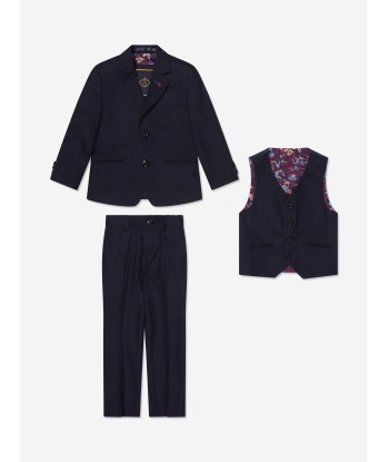 House Of Cavani Boys Seeba Suit in Navy commande en ligne