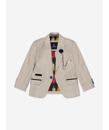 House Of Cavani Boys Caridi Suit in Beige acheter en ligne