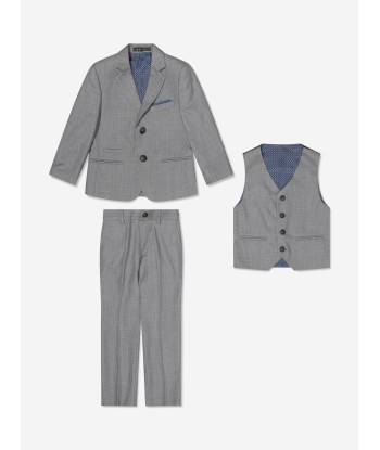 House Of Cavani Boys Reegan 3 Piece Suit in Grey 2 - 3 jours ouvrés.