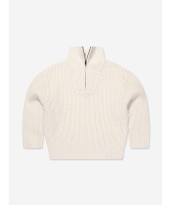 Bonpoint Kids Baldo Wool Jumper in Ivory français