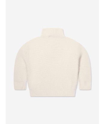 Bonpoint Kids Baldo Wool Jumper in Ivory français