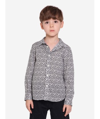 Bonpoint Boys Daho Shirt in Blue france