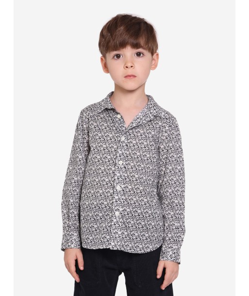 Bonpoint Boys Daho Shirt in Blue france