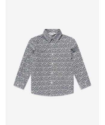 Bonpoint Boys Daho Shirt in Blue france