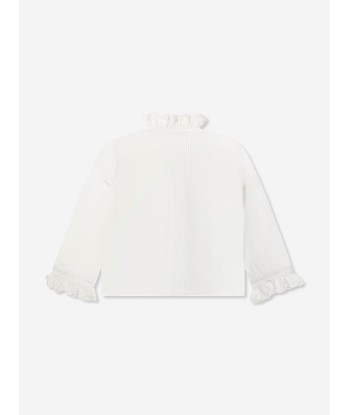 Bonpoint Girls Tivi Blouse in Ivory en ligne