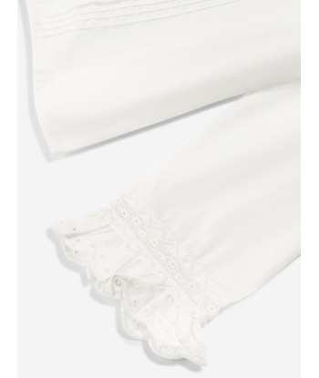 Bonpoint Girls Tivi Blouse in Ivory en ligne