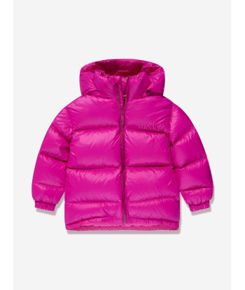 Versace Girls Down Padded Puffer Jacket in Pink Comparez plus de prix