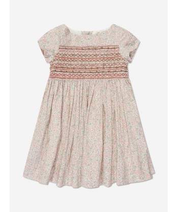 Bonpoint Girls Duchesse Floral Dress in Pink de France