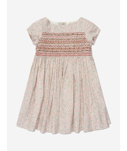 Bonpoint Girls Duchesse Floral Dress in Pink de France