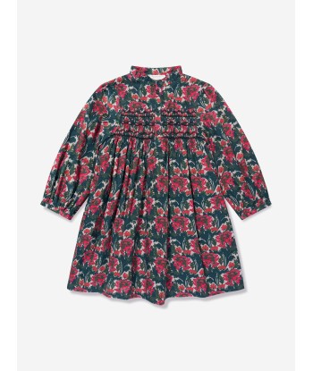 Bonpoint Girls Tamsin Smocked Dress in Multicolour Véritable concentré