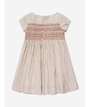 Bonpoint Girls Duchesse Floral Dress in Pink de France