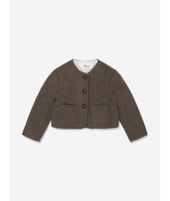 Bonpoint Girls Tabitha Jacket in Beige les muscles