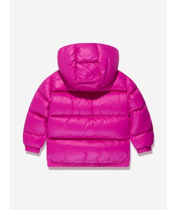 Versace Girls Down Padded Puffer Jacket in Pink Comparez plus de prix