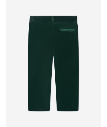 Patachou Boys Cotton Trousers in Green à prix réduit toute l'année