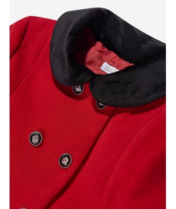 Patachou Girls Classic Coat in Red plus qu'un jeu 