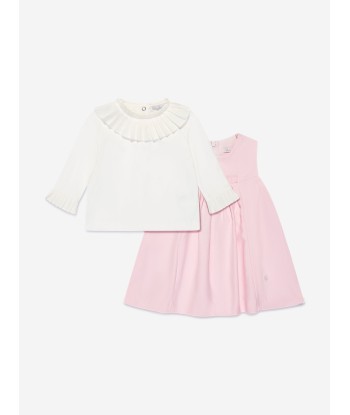 Patachou Baby Girls Pinafore Dress Set in Pink l'évolution des habitudes 