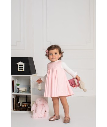 Patachou Baby Girls Pinafore Dress Set in Pink l'évolution des habitudes 