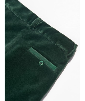 Patachou Boys Cotton Trousers in Green à prix réduit toute l'année