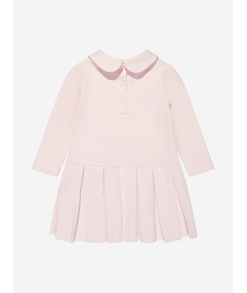 Patachou Baby Girls Cotton Jersey Dress in Pink les ligaments