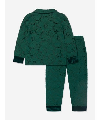 Patachou Boys 2 Piece Suit In Green une grave pollution 