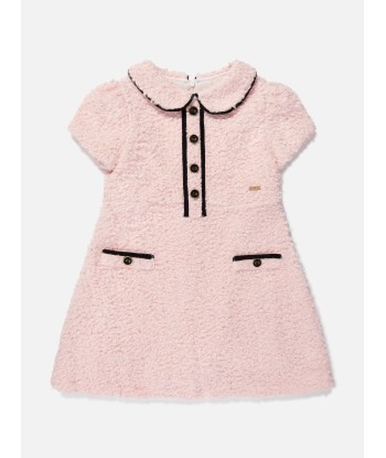 Patachou Girls Boucle Tweed Dress in Pink Le MVP de beaucoup