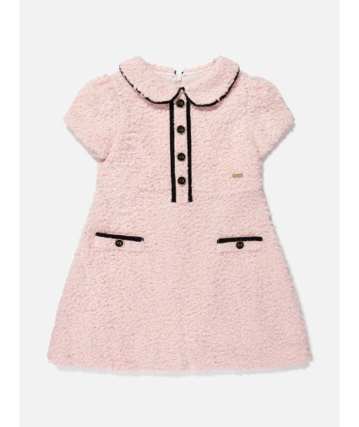 Patachou Girls Boucle Tweed Dress in Pink Le MVP de beaucoup