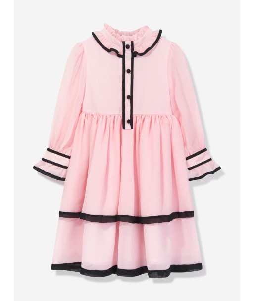 Patachou Girls Chiffon Ruffle Dress in Pink offre 