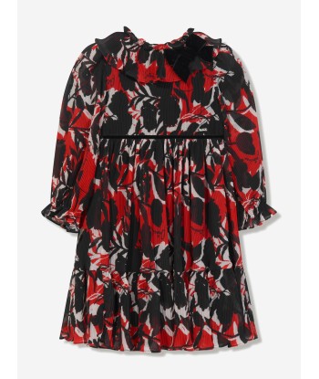 Patachou Girls Chiffon Floral Dress in Black l'achat 