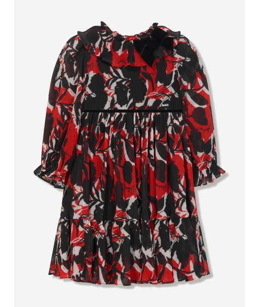 Patachou Girls Chiffon Floral Dress in Black l'achat 