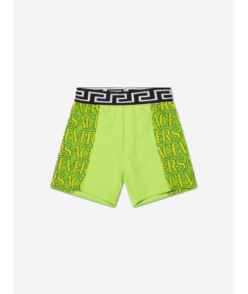 Versace Baby Boys Logo Shorts in Green soldes