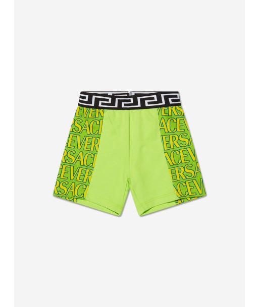 Versace Baby Boys Logo Shorts in Green soldes