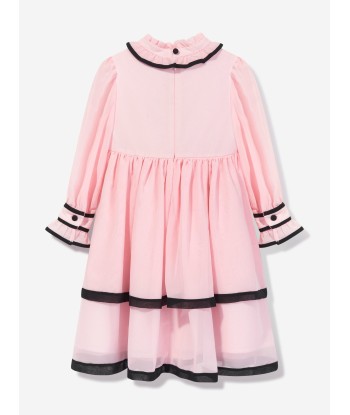 Patachou Girls Chiffon Ruffle Dress in Pink offre 