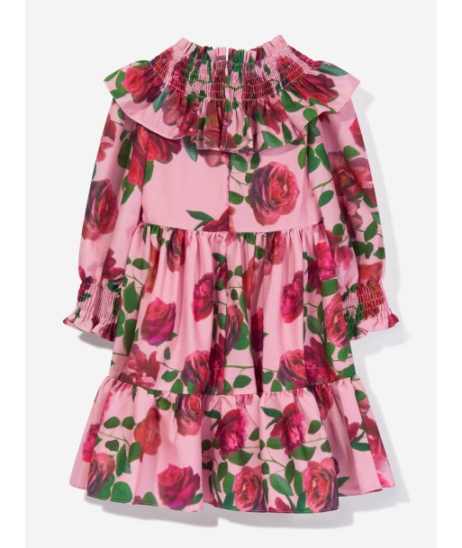 Patachou Girls Floral Crepe Dress in Pink Par le système avancé 