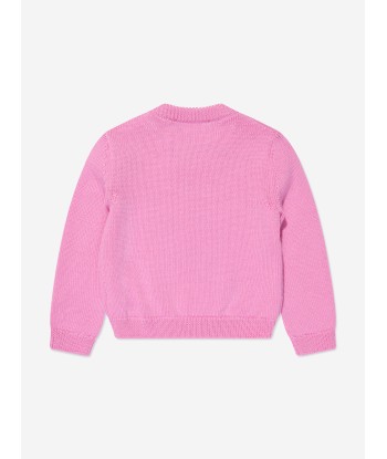 Versace Baby Girls Logo Jumper in Pink Le MVP de beaucoup