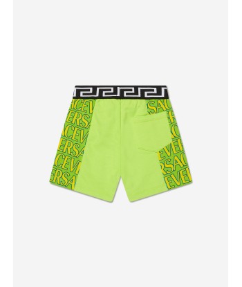 Versace Baby Boys Logo Shorts in Green soldes