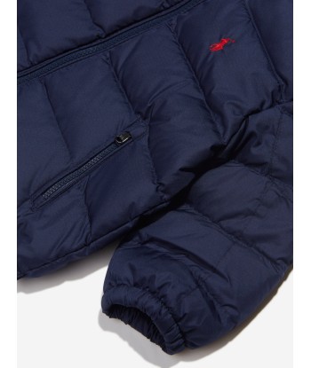 Ralph Lauren Boys Puffer Jacket in Navy pas cheres