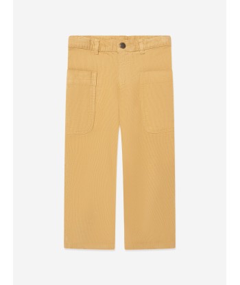 Bonpoint Girls Looping Trousers in Yellow acheter