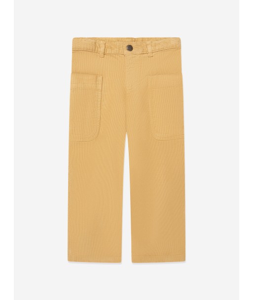 Bonpoint Girls Looping Trousers in Yellow acheter