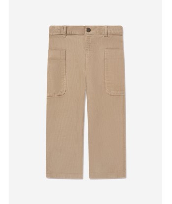 Bonpoint Girls Looping Trousers in Beige Comparez et commandez 