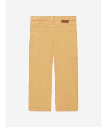 Bonpoint Girls Looping Trousers in Yellow acheter