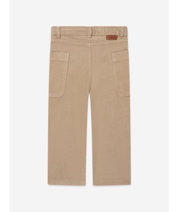 Bonpoint Girls Looping Trousers in Beige Comparez et commandez 